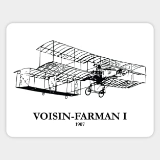 Voisin-Farman I 1907 Biplane Sticker